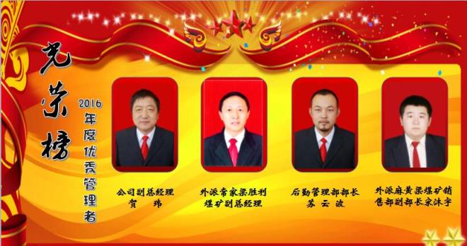 2016年各類(lèi)先進(jìn)風(fēng)采